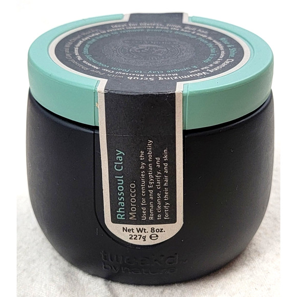 NEW Tweak’d by Nature Rise & Shine Volumizing Cleansing Scrub 8 oz Rhassoul Clay - Picture 2 of 4